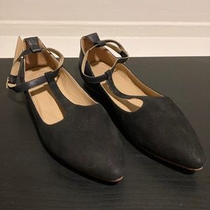 T-strap Flat by Poppy Barley